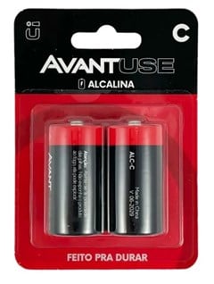 PILHA ALCALINA C 1 5V C/02 - AVANT LUX