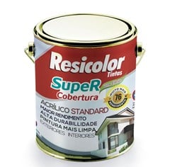 TINTA SUPER COBERTURA 3.6L SEMI BRILHO STANDARD MARFIM REAL - RESICOLOR