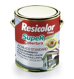 TINTA SUPER COBERTURA 3.6L SEMI BRILHO STANDARD CAMURCA - RESICOLOR