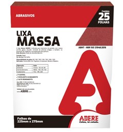 LIXA MASSA GR 50 225 X 275MM - ADERE