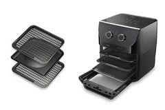 FRITADEIRA/FORNO ELETRICO EASY OVEN FRY 3 EM 1 1800W 127V PRETA - ELGIN