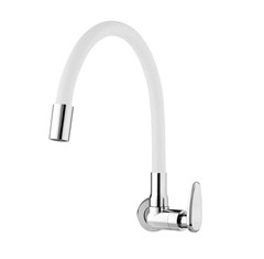 TORNEIRA PLASTICA COZINHA PAREDE BICA MOVEL 1/4 ALLURE MOUVE BRANCA - VIQUA