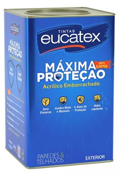TINTA EMBORRACHADA FOSCO MAXIMA PROTECAO 16LTS BASE A - EUCATEX