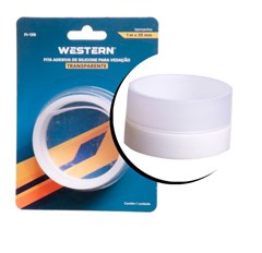 FITA ADESIVA SILICONE 35MM X 1MT - WESTERN
