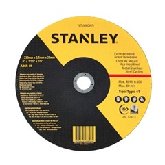 DISCO CORTE ABRA P/INOX 9X2.5X7/8” - STANLEY