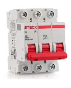DISJUNTOR DIN TRIPOLAR 125A 10KA SD3 - STECK