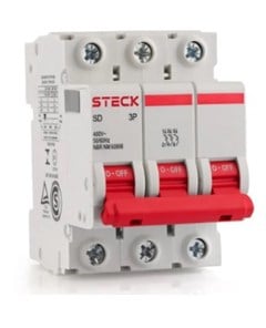 DISJUNTOR DIN TRIPOLAR  16A 3KA SD63 - STECK