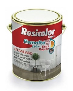 TINTA ESM EXTRA RAPIDO 900ML CINZA MEDIO - RESICOLOR