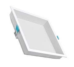LUMINARIA EMBUTIR LED QUADRADA RECUADA S. DEEP 20W 3000K BRANCO BIVOLT - STELLA