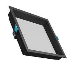 LUMINARIA EMBUTIR LED QUADRADA RECUADA S. DEEP 20W 4000K PRETO BIVOLT - STELLA