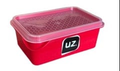 POTE PLASTICO MULTIUSO MULTI 250ML VERMELHO - UZ. UTILIDADES