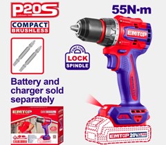 PARAFUSADEIRA FURADEIRA 13MM 55N-M S/BATERA BIVOLT - EMTOP