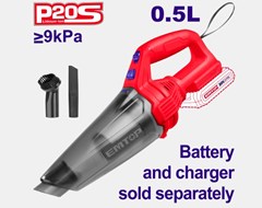 ASPIRADOR DE PO A BATERIA 20V S/BATERIA - EMTOP