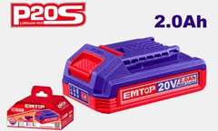 BATERIA RECARREGAVEL 20V 2AH ION-LITIO - EMTOP