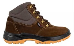 BOTINA SEGURANCA BICO PVC C/CADARCO NOBUCK INFINITY N40 CAFE CP094 - CRIVAL