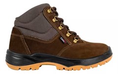 BOTINA SEGURANCA BICO PVC C/CADARCO NOBUCK INFINITY N41 CAFE CP094 - CRIVAL