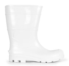 BOTA PVC CANO MEDIO BRANCA S/FORRO 35/36 MOD210 - CRIVAL