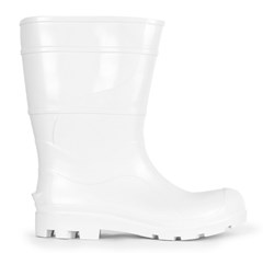 BOTA PVC CANO MEDIO BRANCA S/FORRO 37 MOD210 - CRIVAL