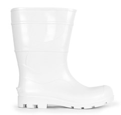 BOTA PVC CANO MEDIO BRANCA S/FORRO 42 MOD210 - CRIVAL