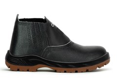 BOTINA SEGURANCA C/BICO PVC PLUS N37 PRETA CP080 - CRIVAL