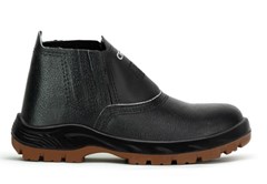 BOTINA SEGURANCA C/BICO PVC PLUS N44 PRETA CP080 - CRIVAL