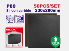 LIXA IMPERMEAVEL GR 80 230 X 280MM - EMTOP