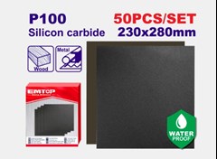 LIXA IMPERMEAVEL GR 100 230 X 280MM - EMTOP