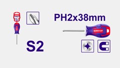 CHAVE FENDA PHILIPS 1/4X1.1/2” - EMTOP
