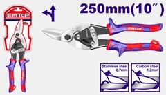 TESOURA P/CORTE DE CHAPAS AVIACAO 10” ESQUERDA - EMTOP