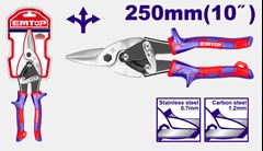 TESOURA P/CORTE DE CHAPAS AVIACAO 10” - EMTOP