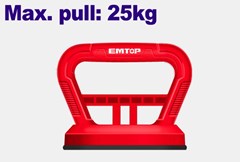 VENTOSA PLASTICA SIMPLES SUPORTA ATE 25KG - EMTOP