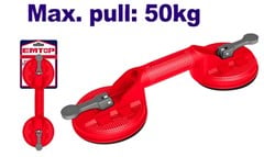 VENTOSA PLASTICA DUPLA SUPORTA ATE 50KG - EMTOP