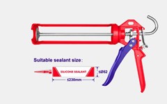APLICADOR DE SILICONE REFORCADO 9” - EMTOP