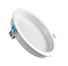 LUMINARIA EMBUTIR LED REDONDA RECUADA DEEP 17W 3000K BRANCO BIVOLT - STELLA