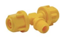 TE 1/4” X 8 X 8MM P/IRRIGACAO - IMPLEBRAS