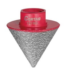 FRESA DIAMANTADA CONICA 2 X 33MM ROSCA M14 - CORTAG