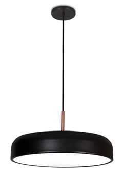 PENDENTE TITAN 6XE27 500X210MM PRETO - USINA DESIGN