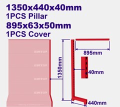 TAMPA SUPORTE E COLUNA EXPOSITOR EMTOP - EMTOP