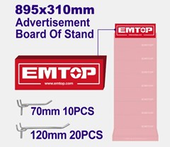 QUADRO PUBLICITARIO EXPOSITOR EMTOP - EMTOP