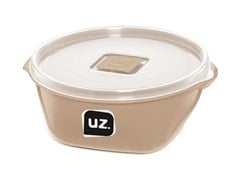 POTE PLASTICO MULTIUSO PREMIUM 800ML CAPUCCINO - UZ. UTILIDADES