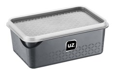 POTE PLASTICO MULTIUSO MULTI 500ML CINZA TITANIO - UZ. UTILIDADES