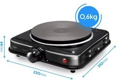 FOGAO ELETRICO PORTATIL 1B 1000W 127V PRETO - ELGIN