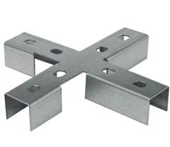 EMENDA INTERNA ”X” 38 X 38MM E-PZ - PERFIL LIDER