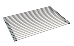 ESCORREDOR P/PRATOS INOX + BORDAS SILICONE 50X33CM TIPO FLEXIVEL - TRAMONTINA