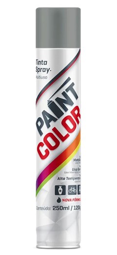 TINTA SPRAY USO GERAL 400ML CINZA ESCURO - PAINTCOLOR
