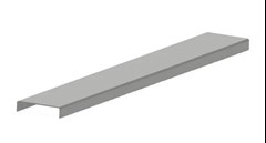 TAMPA DE ENCAIXE P/PERFILADO 38 X 10MM 3MTS H-PZ - PERFIL LIDER