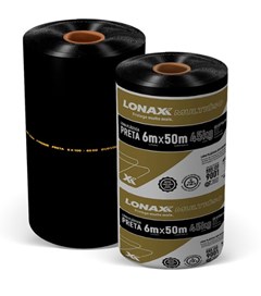 LONA PLASTICA PRETA  6 X 50 45KG - LONAX