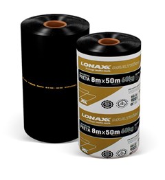 LONA PLASTICA PRETA  8 X 50 60KG - LONAX