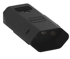 PINO FEMEA 2P+T 20A 250V PRETO - SOPRANO