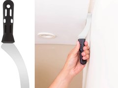 ESPATULA P/GESSO ACO CARBONO C/CABO PLASTICO 22CM 136 - CONDOR